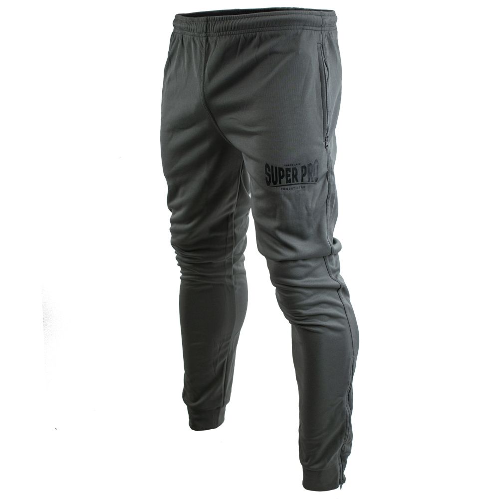 Super Pro Combat Gear Trainingsbroek - 140 - Grijs / Zwart
