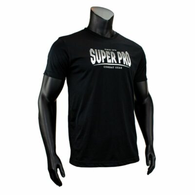 Super Pro Combat Gear Sportshirt - Dryfit T-shirt Stripes S - Zwart / Wit Super Pro Combat Gear Sportshirt - Dryfit T-shirt Stripes S - Zwart / Wit