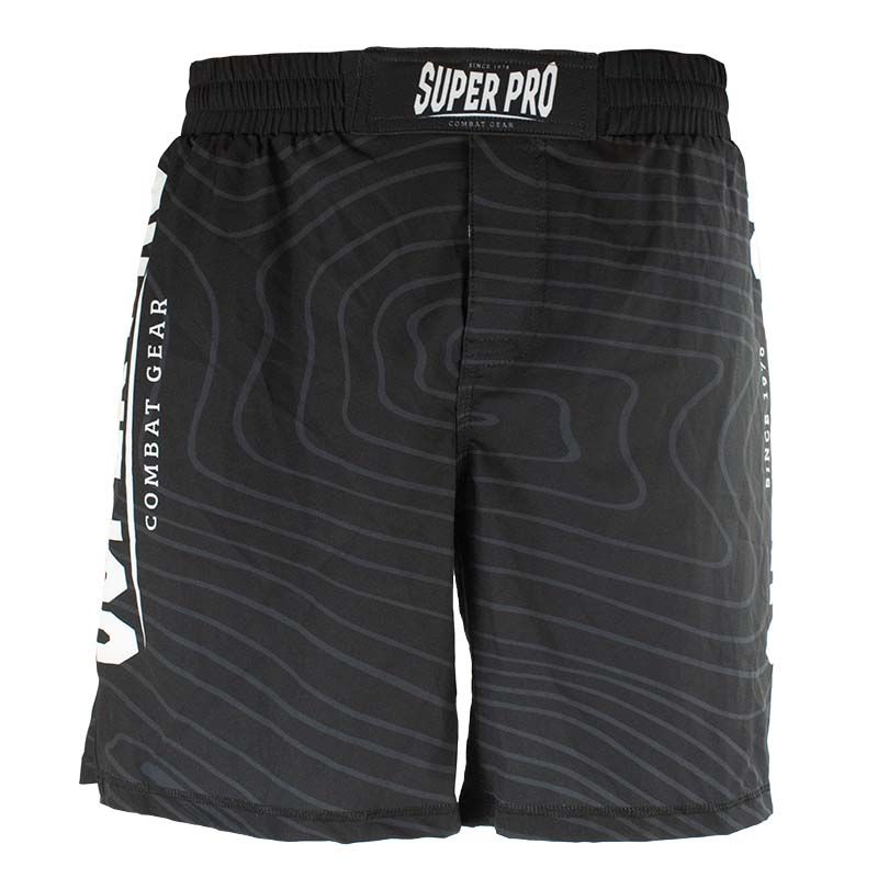 Super Pro Combat Gear MMA broekje - S - Zwart / Wit Super Pro Combat Gear MMA broekje - S - Zwart / Wit