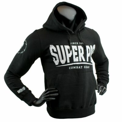 Super Pro Combat Gear Hoody - S.P. Logo - Zwart / Wit Super Pro Combat Gear Hoody - S.P. Logo - Zwart / Wit