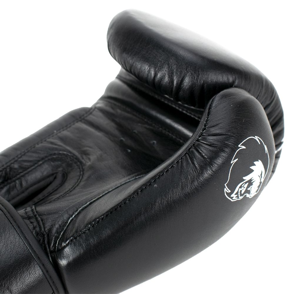 Super Pro Combat Gear Bokshandschoen - Warrior Lederen - Zwart / Wit Super Pro Combat Gear Bokshandschoen - Warrior Lederen - Zwart / Wit