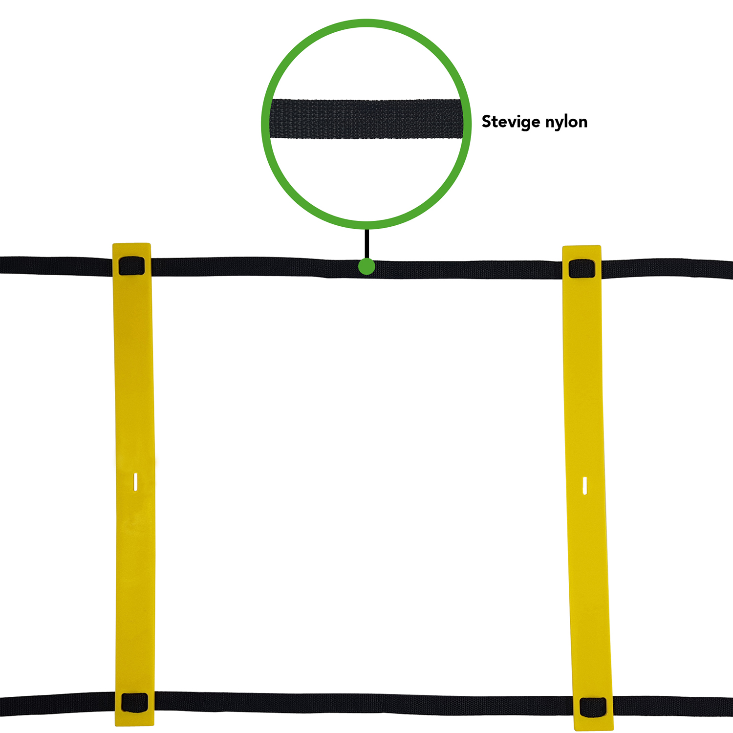 Tunturi Nieuw - Agility Ladder 4.5m - Zwart Tunturi Nieuw - Agility Ladder 4.5m - Zwart