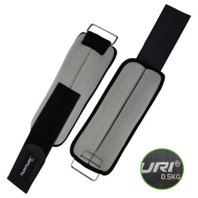 Tunturi Nieuw - Wrist/Ankle Weights 1.0kg Pair - Grijs
