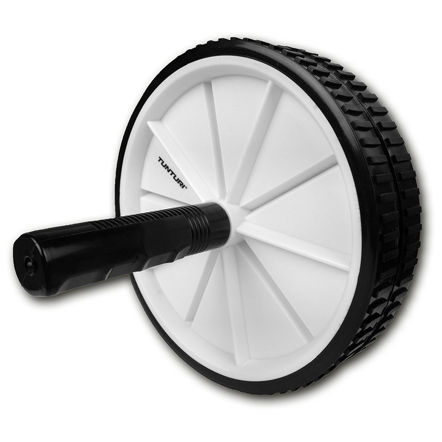 Tunturi Buikspierwiel - Double Exercise Wheel - Zwart Tunturi Buikspierwiel - Double Exercise Wheel - Zwart