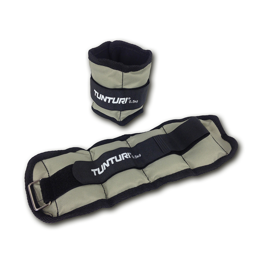 Tunturi Accessoire - Arm/Leg Weights 0.50kg - Grijs Tunturi Accessoire - Arm/Leg Weights 0.50kg - Grijs
