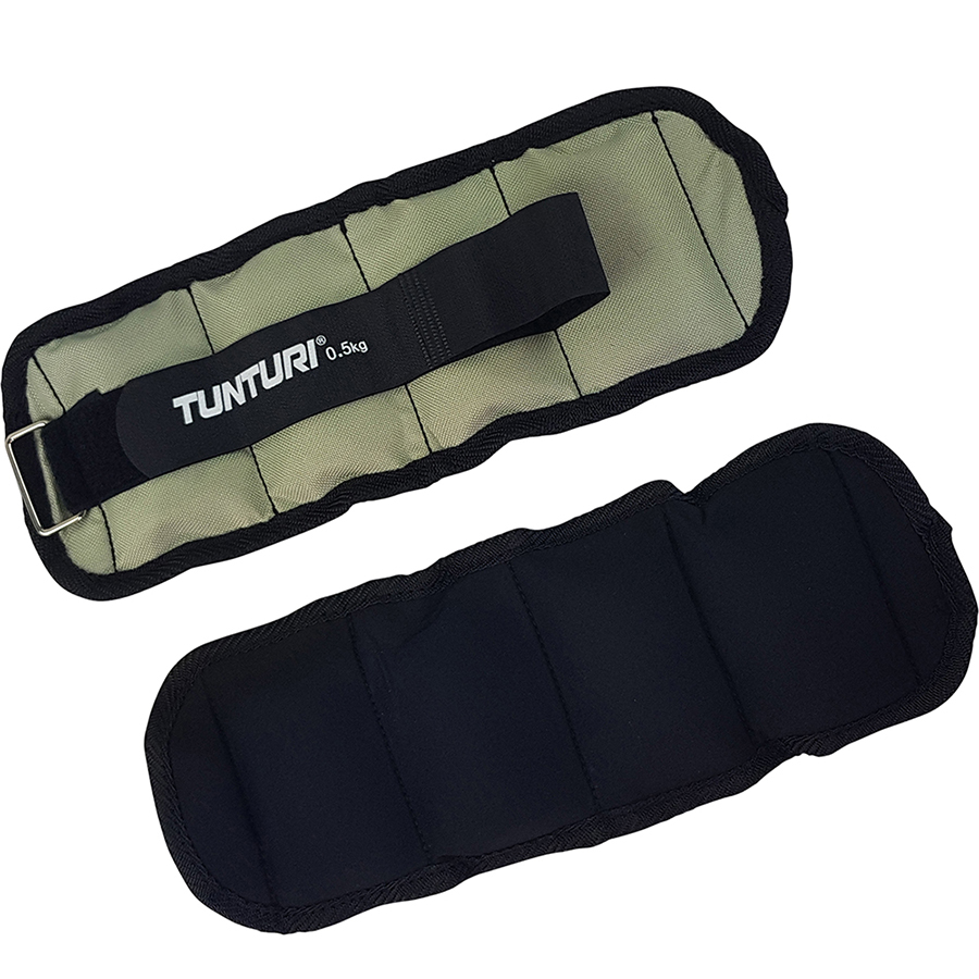 Tunturi Accessoire - Arm/Leg Weights 0.50kg - Grijs Tunturi Accessoire - Arm/Leg Weights 0.50kg - Grijs