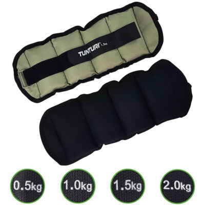 Tunturi Enkelgewicht - Arm/Leg Weights 1.5kg - Grijs
