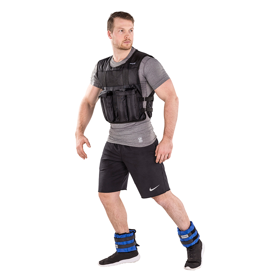 Tunturi Gewichtvest - Adjustable Weighted Vest 15kg - Zwart Tunturi Gewichtvest - Adjustable Weighted Vest 15kg - Zwart
