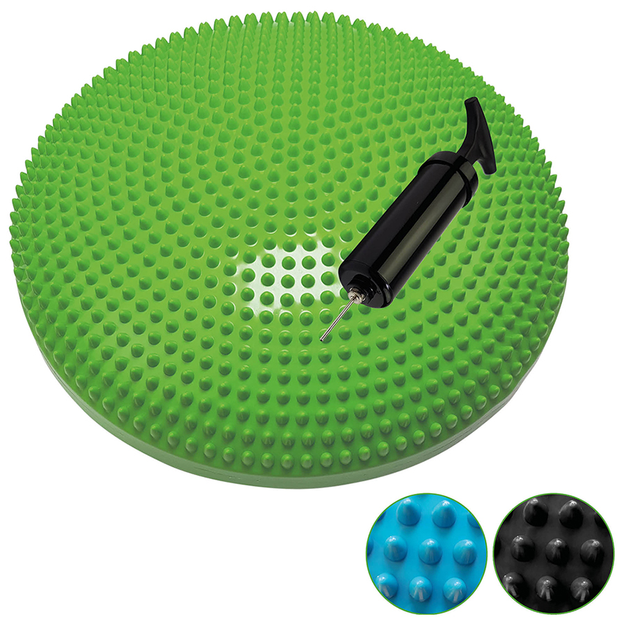 Tunturi Balanskussen - Air Stepper Pad 33 cm - Groen Tunturi Balanskussen - Air Stepper Pad 33 cm - Groen