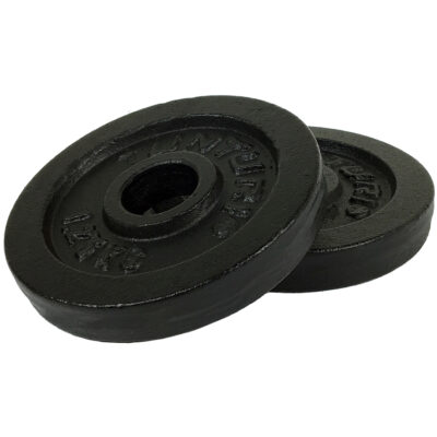 Tunturi Halterschijf - Black 1,25kg - Zwart