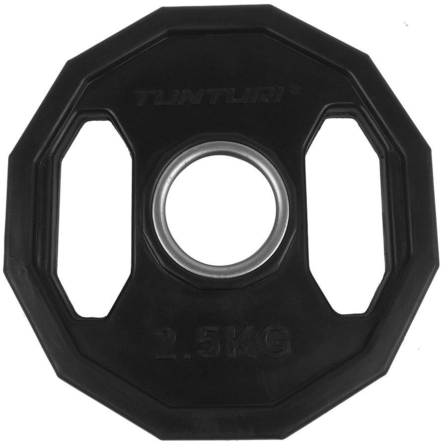Tunturi Halterschijf - Olympic Rubber Plates 2.5kg - Zwart Tunturi Halterschijf - Olympic Rubber Plates 2.5kg - Zwart