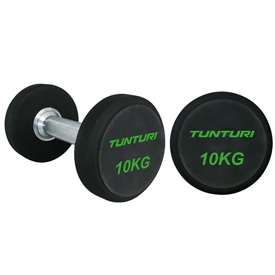 Tunturi Halterset - Pro PU Dumbbell Set 2 t/m 12 kg - Zwart Tunturi Halterset - Pro PU Dumbbell Set 2 t/m 12 kg - Zwart