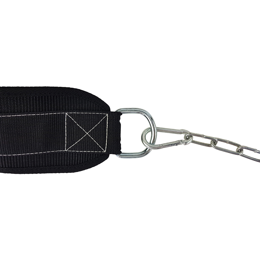 Tunturi Nieuw - EVA Dip Belt With Chain - Zwart Tunturi Nieuw - EVA Dip Belt With Chain - Zwart