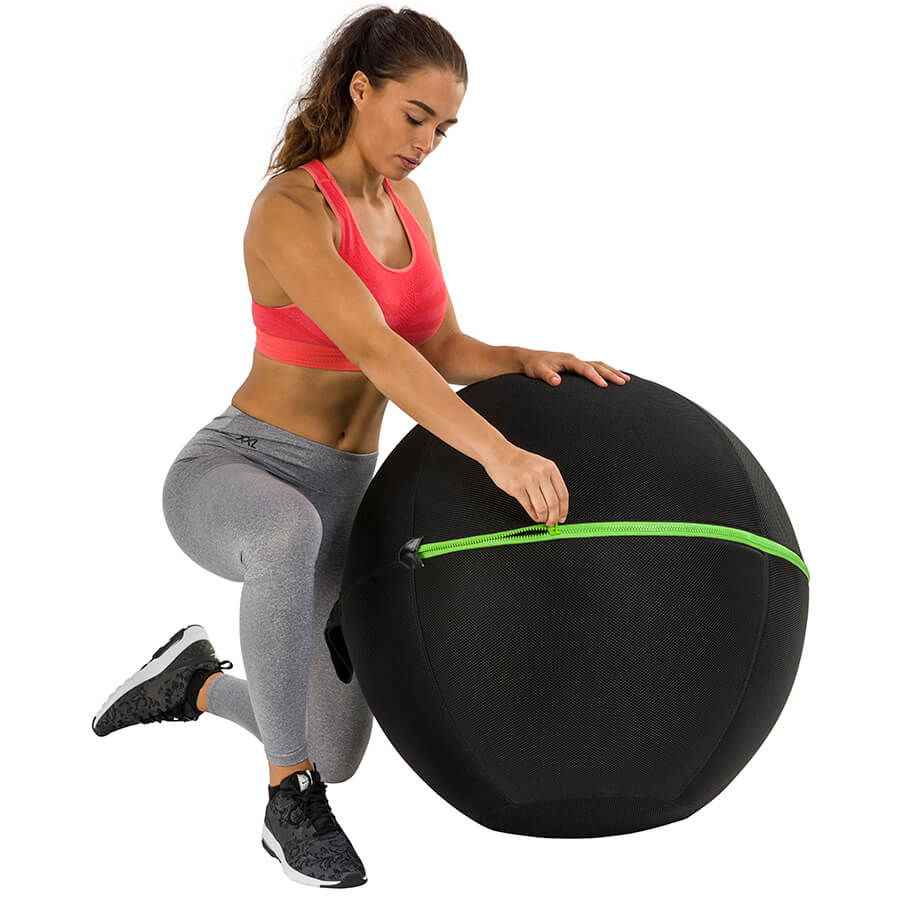 Tunturi Fitnessbalhoes - Gymball Cover 65cm - Zwart Tunturi Fitnessbalhoes - Gymball Cover 65cm - Zwart