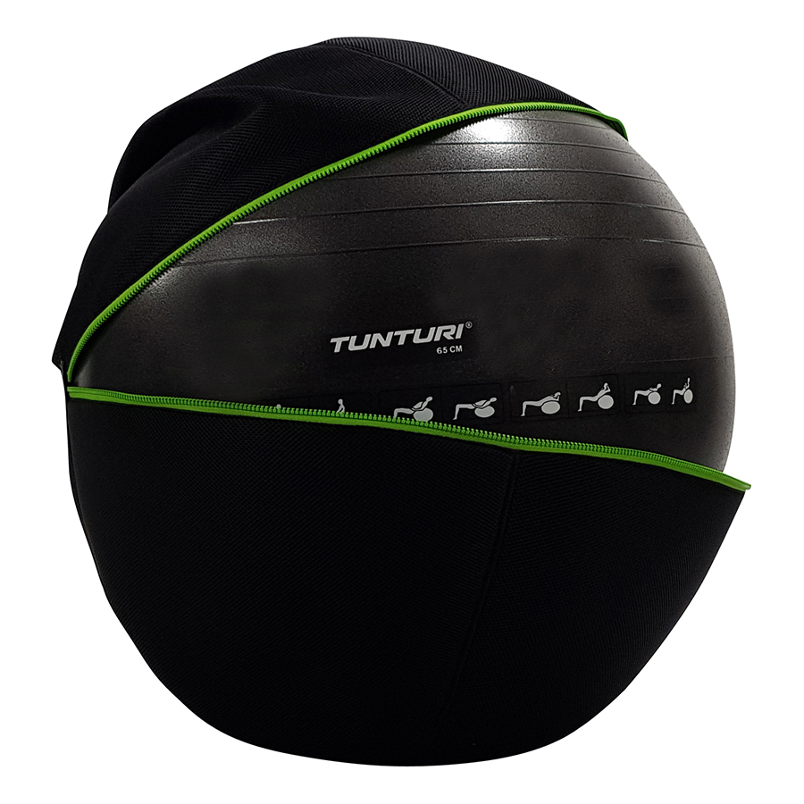 Tunturi Fitnessbalhoes - Gymball Cover 65cm - Zwart Tunturi Fitnessbalhoes - Gymball Cover 65cm - Zwart