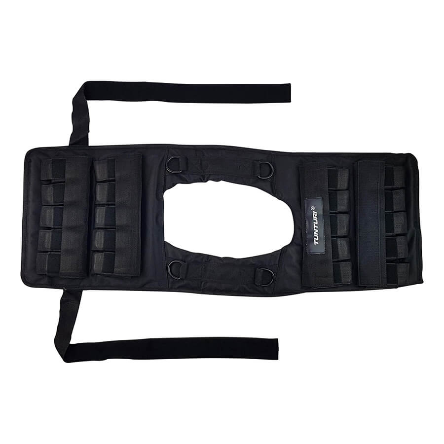 Tunturi Gewichtvest - Verstelbaar Pro 20 kg - Zwart Tunturi Gewichtvest - Verstelbaar Pro 20 kg - Zwart