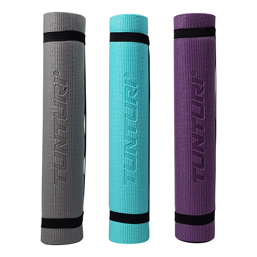 Tunturi Yogamat - PVC Yogamat 4mm - Turquoise Tunturi Yogamat - PVC Yogamat 4mm - Turquoise
