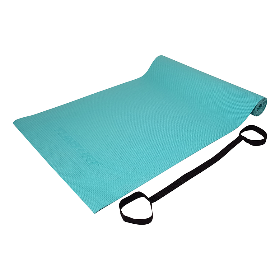 Tunturi Yogamat - PVC Yogamat 4mm - Turquoise Tunturi Yogamat - PVC Yogamat 4mm - Turquoise