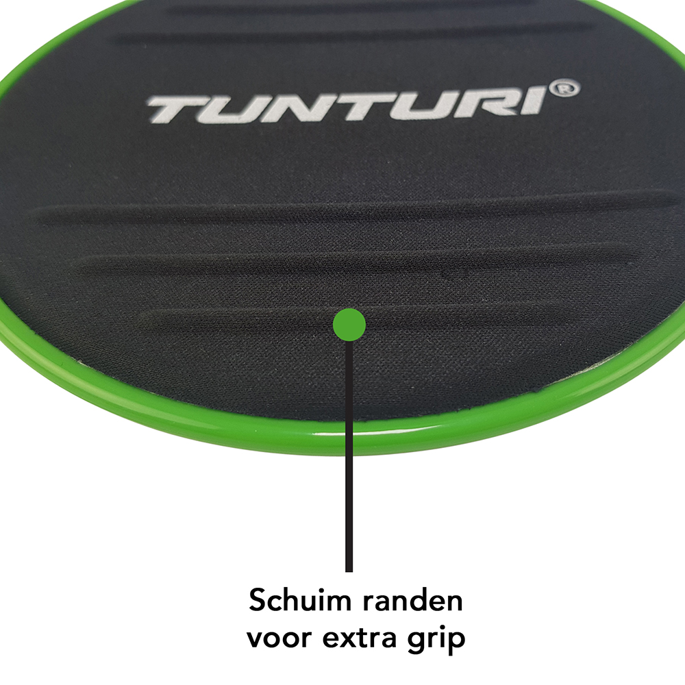 Tunturi Nieuw - Resistance & Core Sliders Set - Rood Tunturi Nieuw - Resistance & Core Sliders Set - Rood