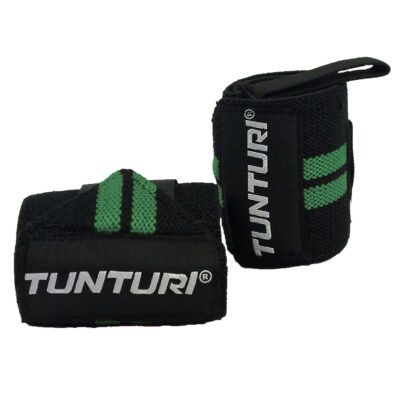 Tunturi Pols Wraps - Functional Training Wrist Wraps - Zwart / Green