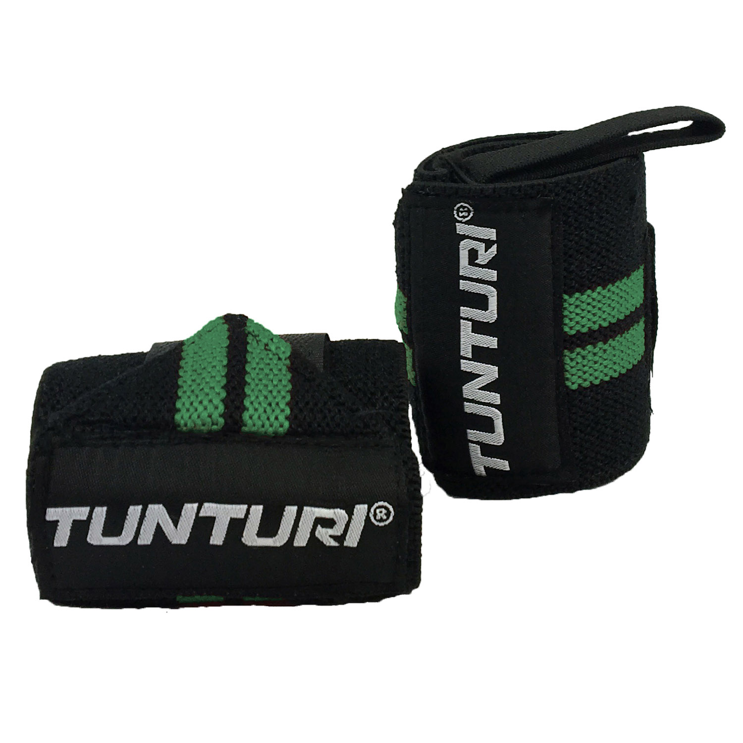 Tunturi Pols Wraps - Functional Training Wrist Wraps - Zwart / Green Tunturi Pols Wraps - Functional Training Wrist Wraps - Zwart / Green