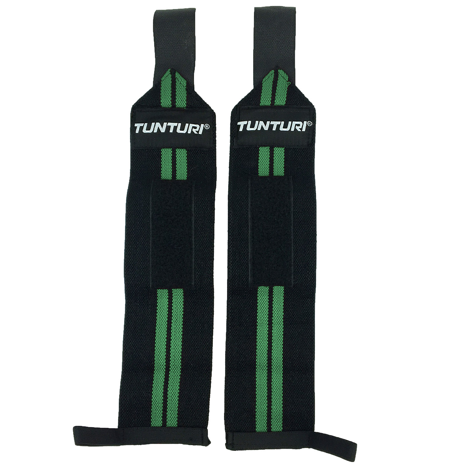 Tunturi Pols Wraps - Functional Training Wrist Wraps - Zwart / Green Tunturi Pols Wraps - Functional Training Wrist Wraps - Zwart / Green