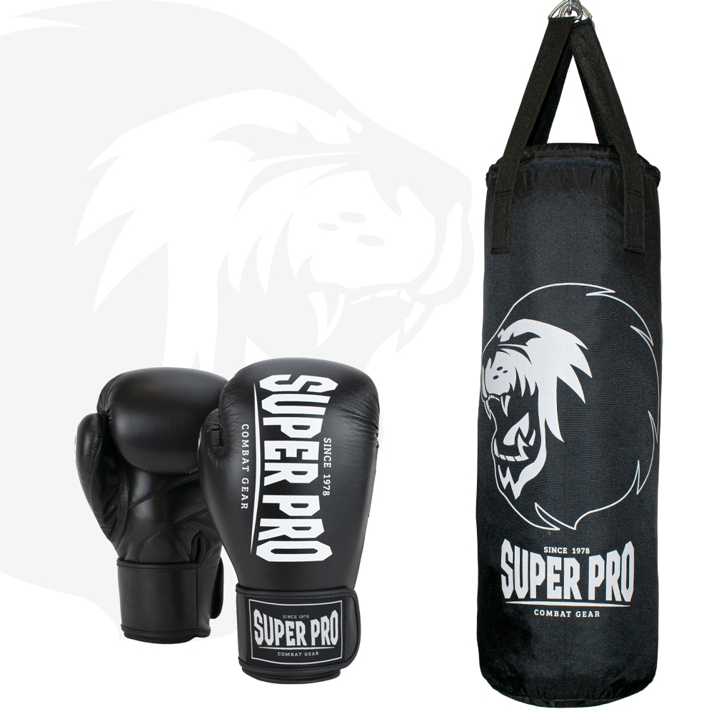 Super Pro Combat Gear Bokszak - Zwart / Wit Super Pro Combat Gear Bokszak - Zwart / Wit