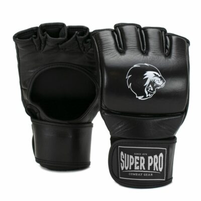 Super Pro Combat Gear MMA handschoen - Slugger - Zwart / Wit