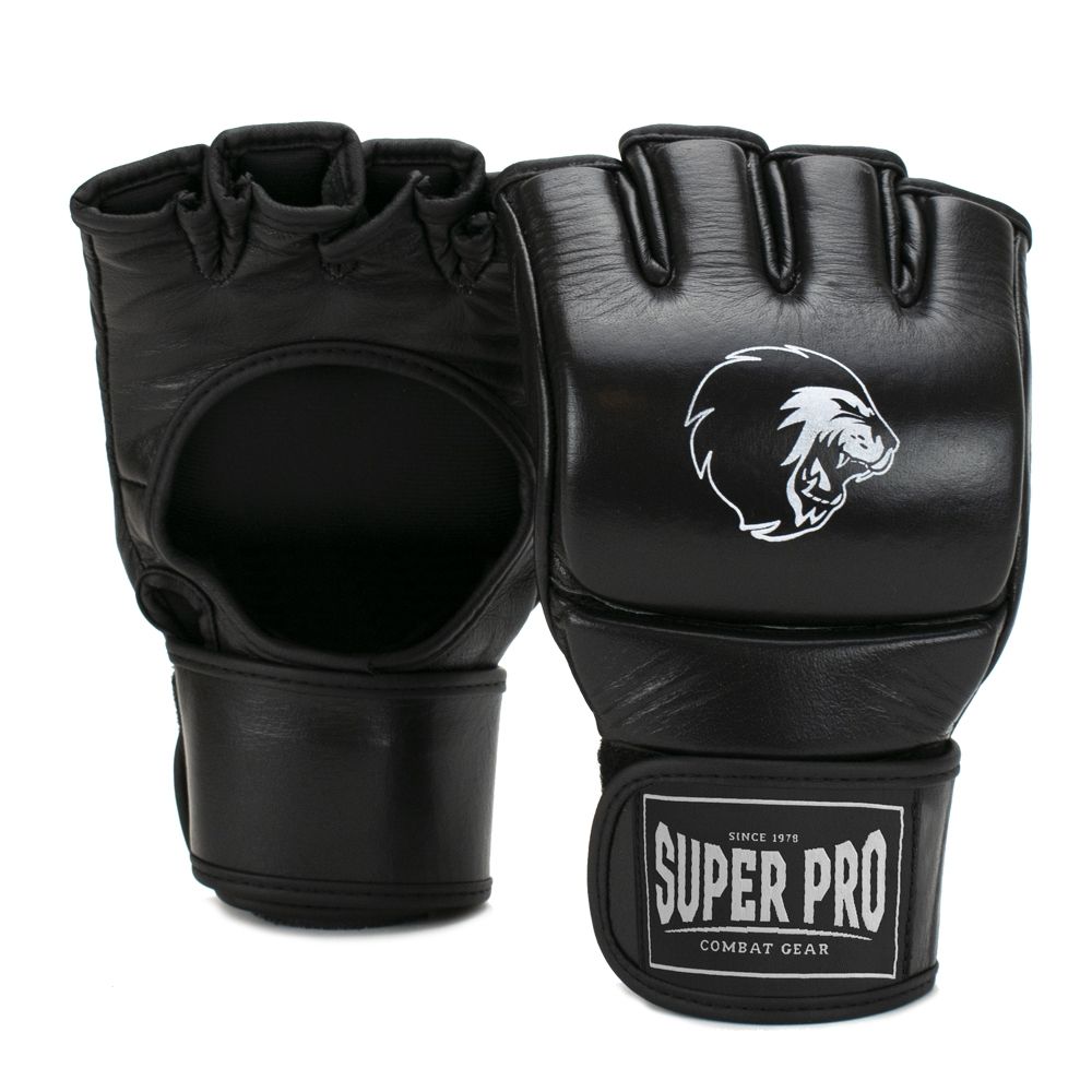 Super Pro Combat Gear MMA handschoen - Slugger - Zwart / Wit
