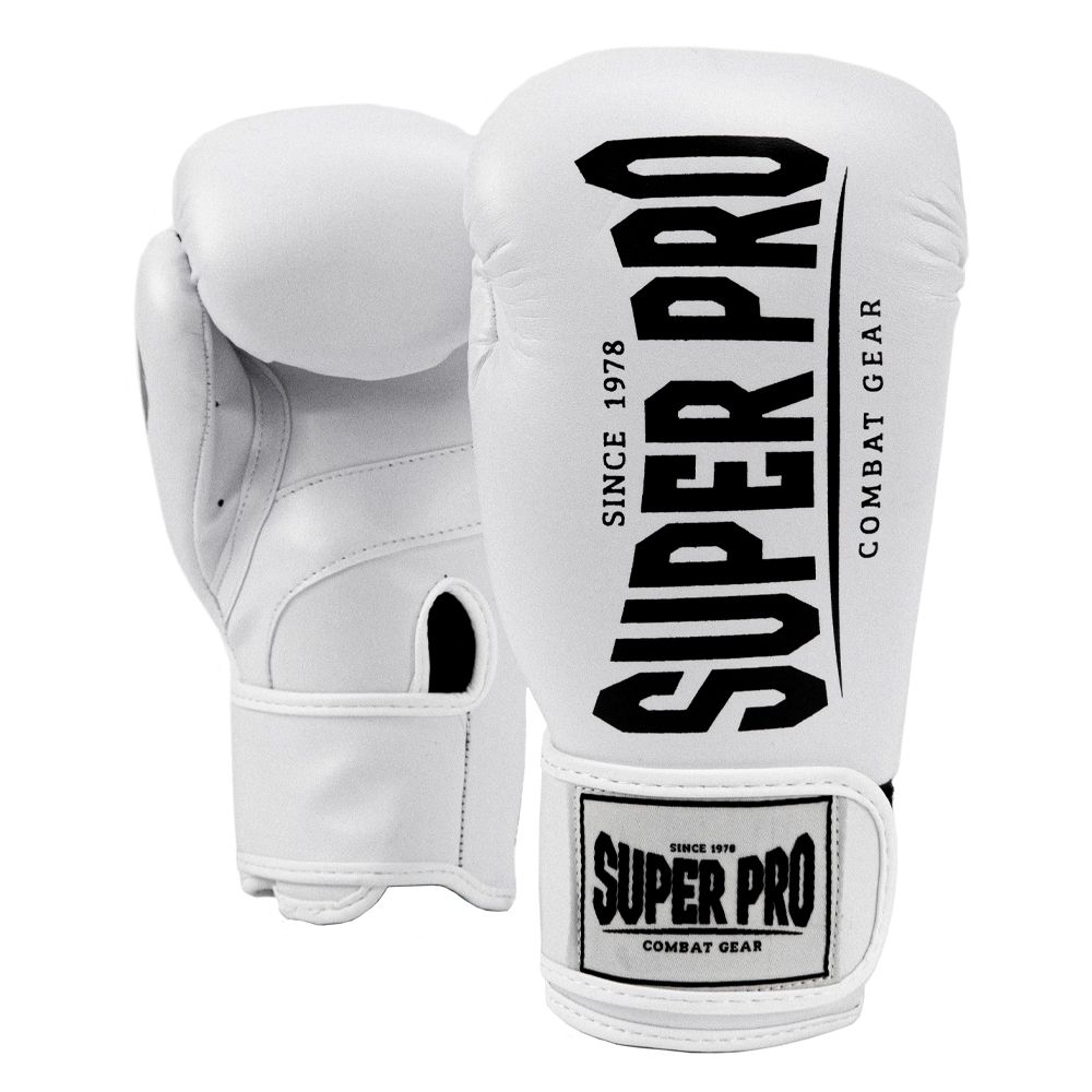 Super Pro Combat Gear Bokshandschoen - Champ - Zwart / Wit Super Pro Combat Gear Bokshandschoen - Champ - Zwart / Wit