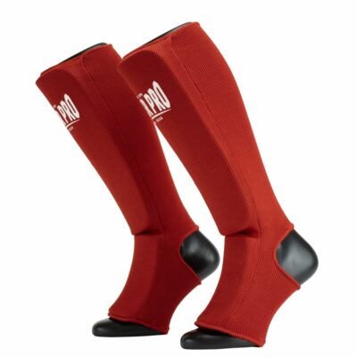 Super Pro Combat Gear Scheenbeschermer - Defender - Rood / Wit