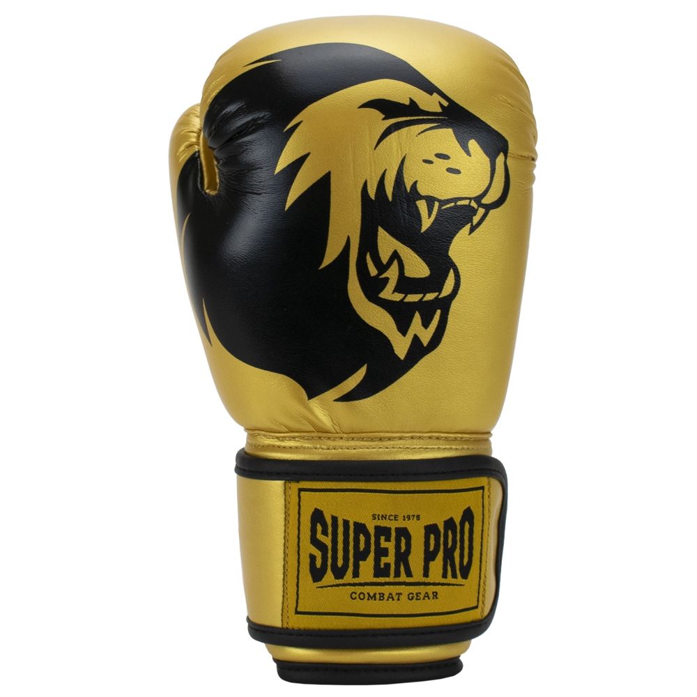 Super Pro Combat Gear Bokshandschoen - Talent - Goud / Zwart Super Pro Combat Gear Bokshandschoen - Talent - Goud / Zwart