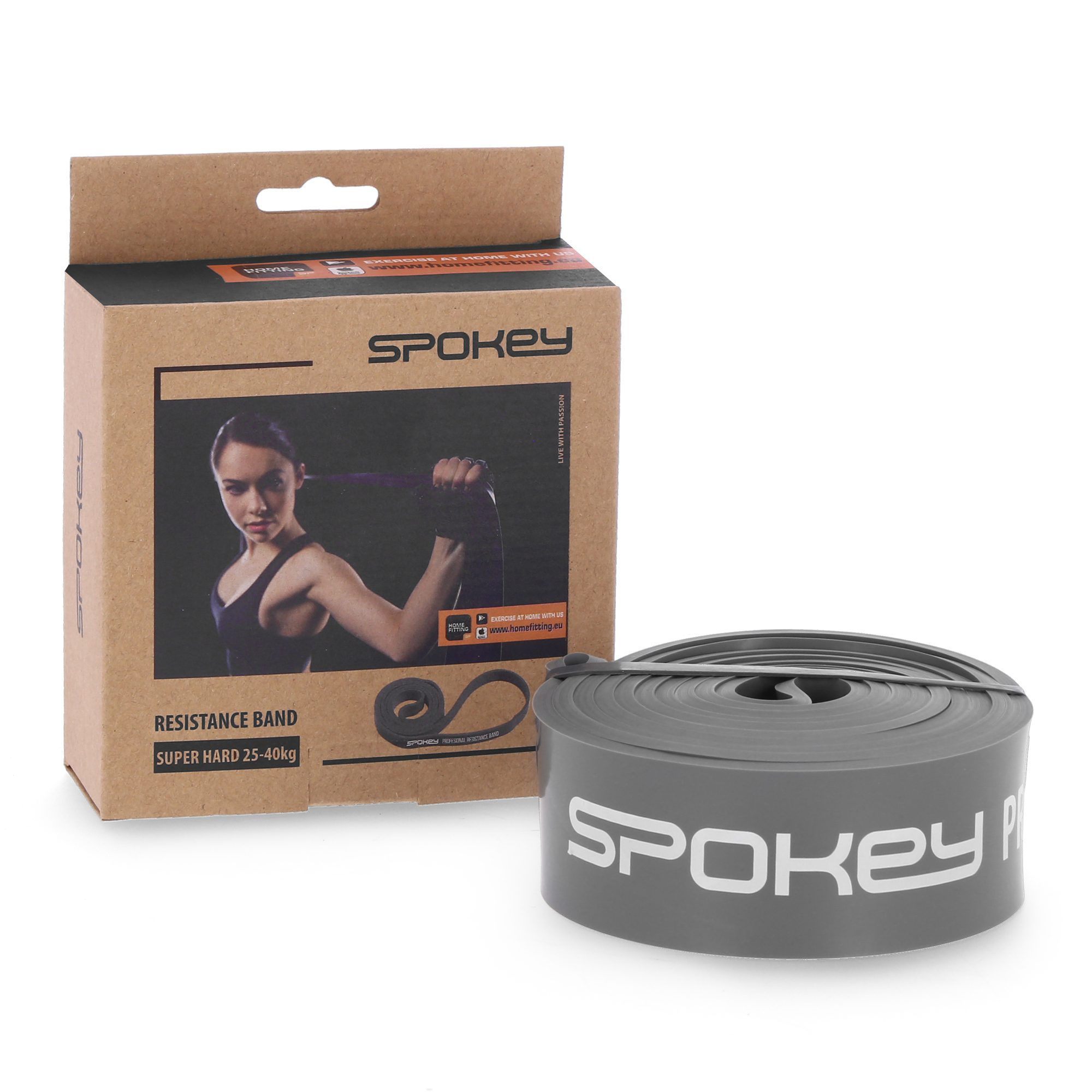 Spokey Power II Super Harde Weerstandsband Donkergrijs Spokey Power II Super Harde Weerstandsband Donkergrijs