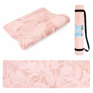 Spokey LEAF yogamat roze 183 x 61 cm Spokey LEAF yogamat roze 183 x 61 cm