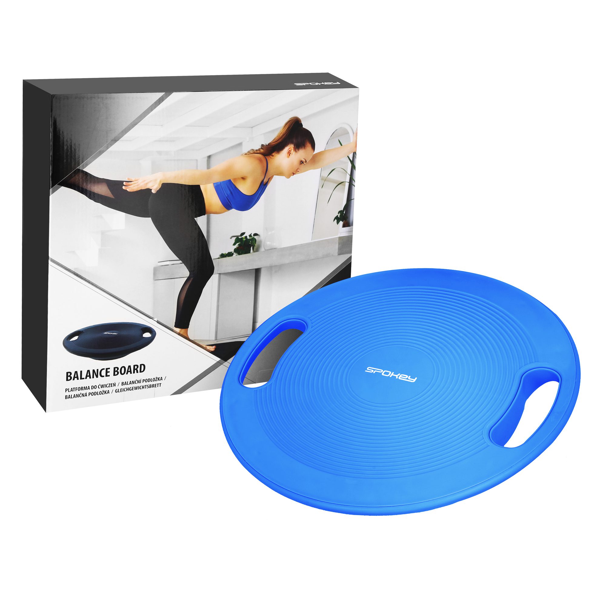 Spokey Swing Balansbord 40 x 10 cm Blauw PP Spokey Swing Balansbord 40 x 10 cm Blauw PP