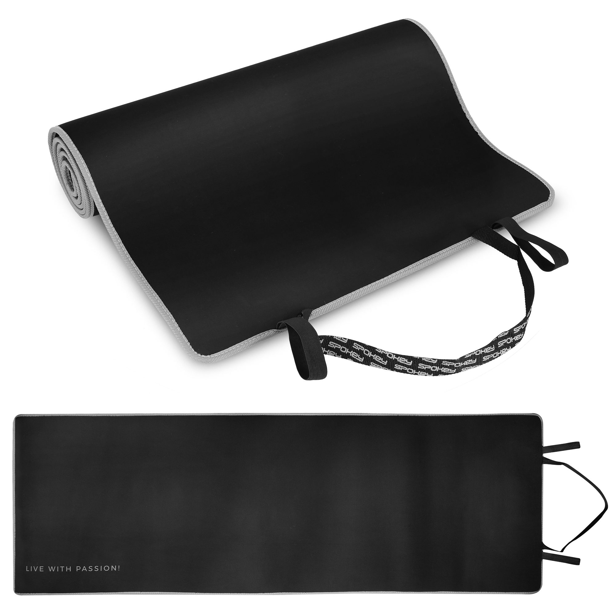Spokey FLEXMAT Fitnessmat Zwart 0,6 cm Neopreen Antislip Spokey FLEXMAT Fitnessmat Zwart 0,6 cm Neopreen Antislip