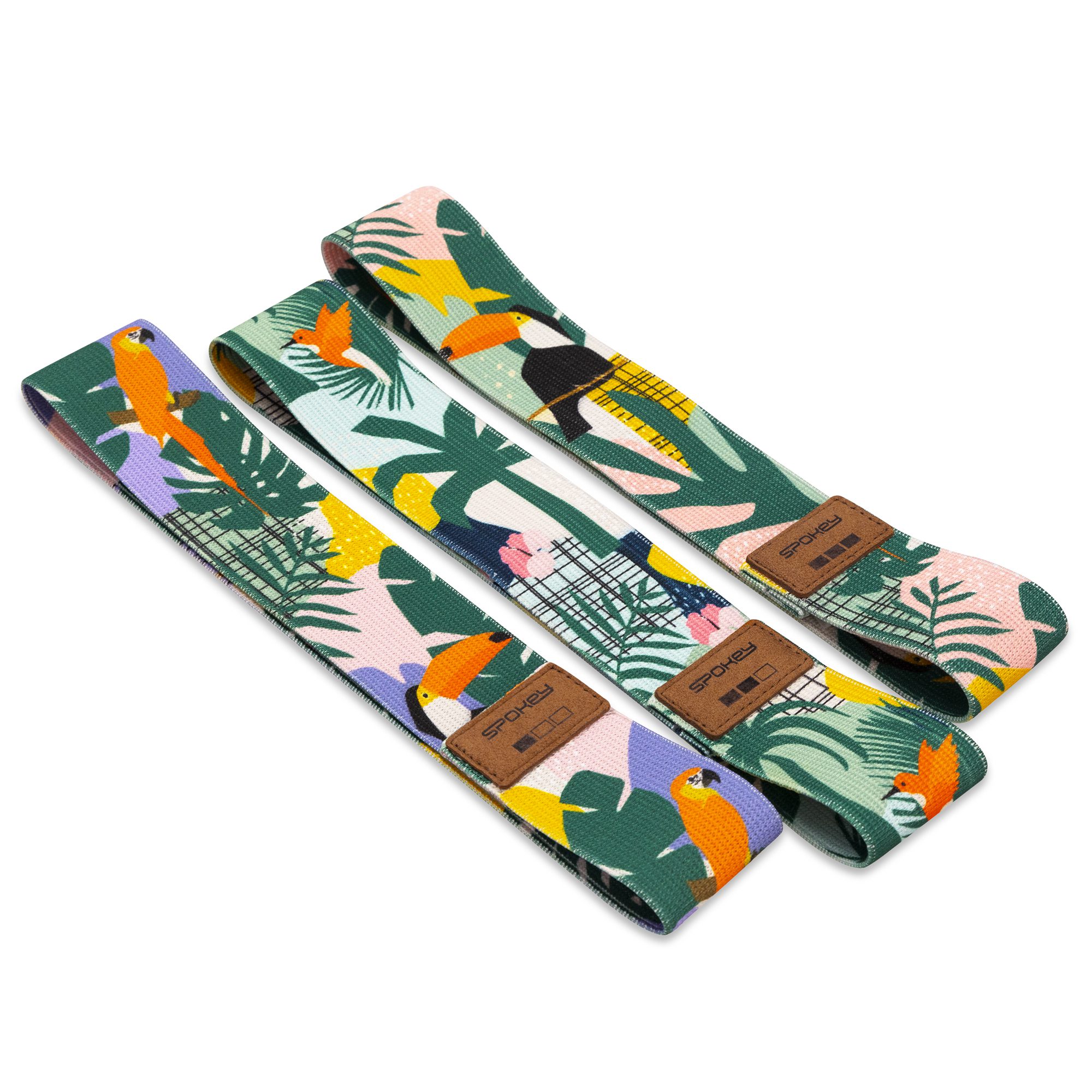 Spokey home jungle weerstandsbanden set 3 stuks 20 30 kg