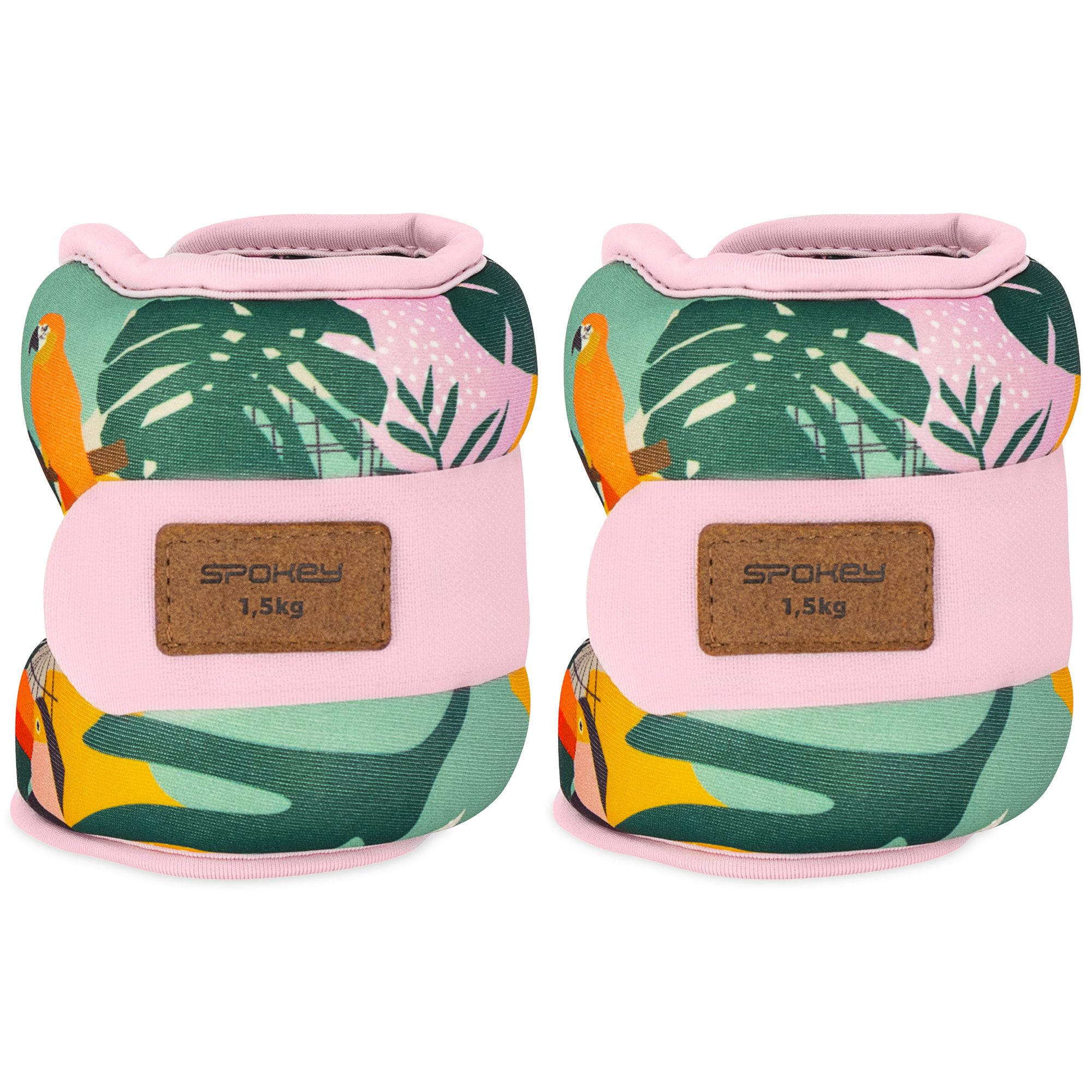 Spokey Home Jungle - 2x 1.5 kg - Enkel- en Polsgewichten Spokey Home Jungle - 2x 1.5 kg - Enkel- en Polsgewichten
