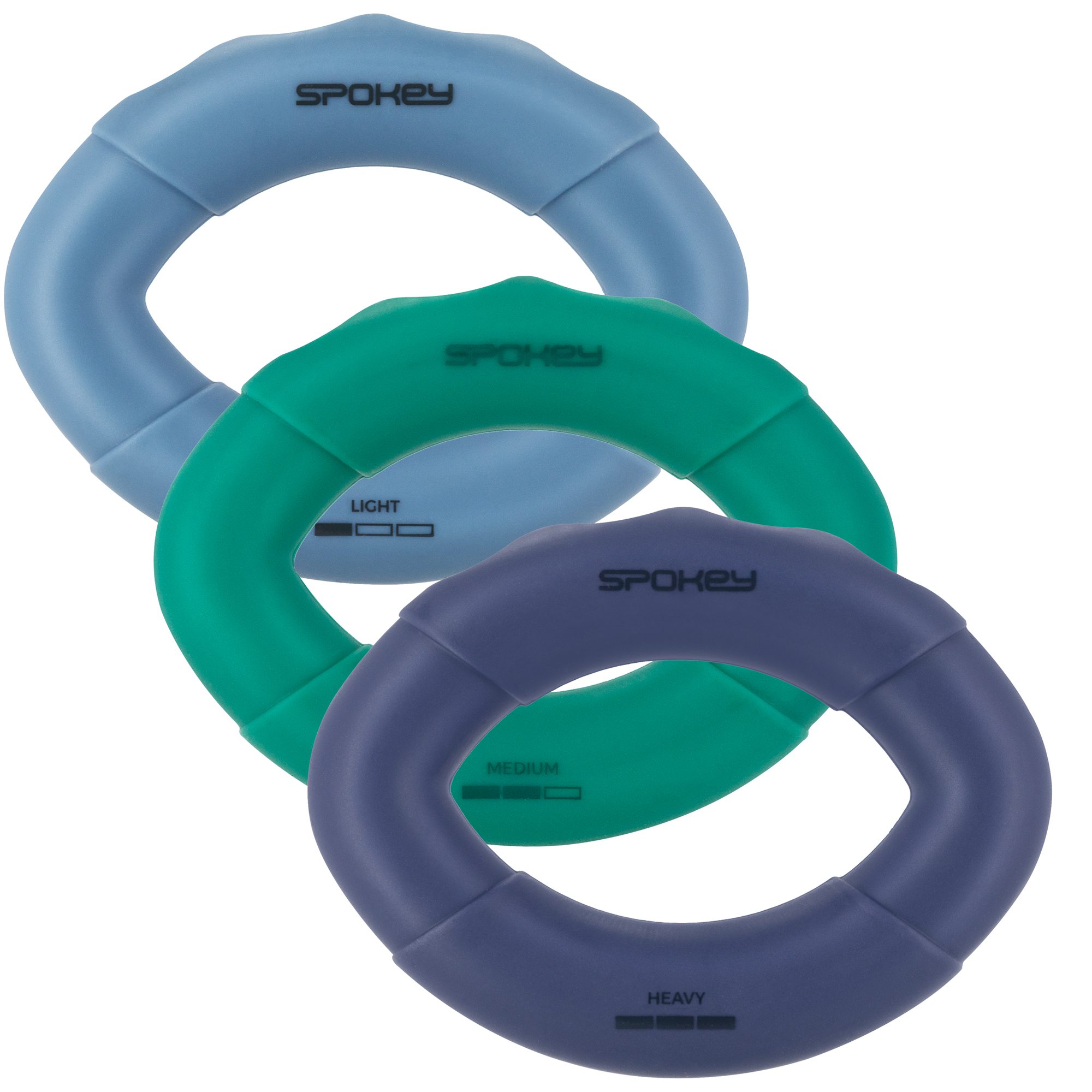 Spokey Hand Power handgrippers set 3 stuks griptraining Spokey Hand Power handgrippers set 3 stuks griptraining