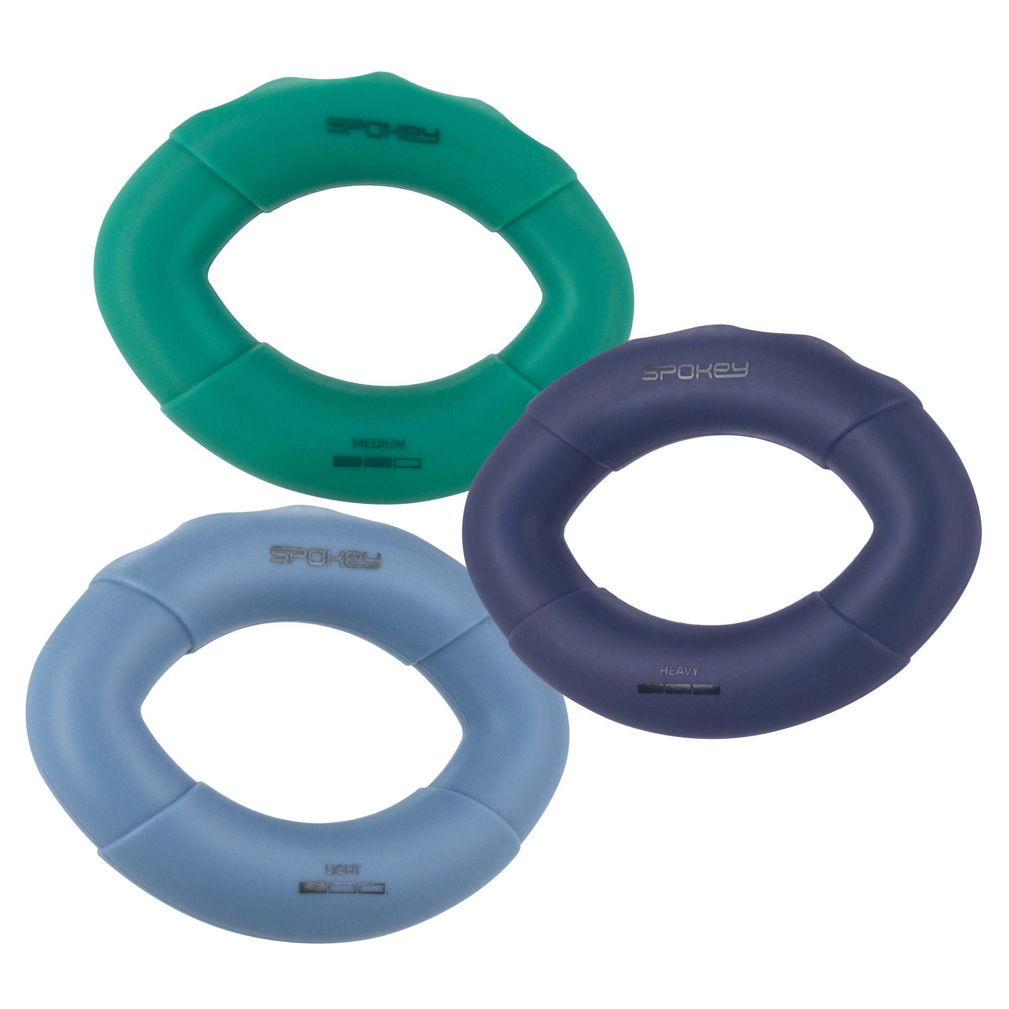 Spokey Hand Power handgrippers set 3 stuks griptraining Spokey Hand Power handgrippers set 3 stuks griptraining