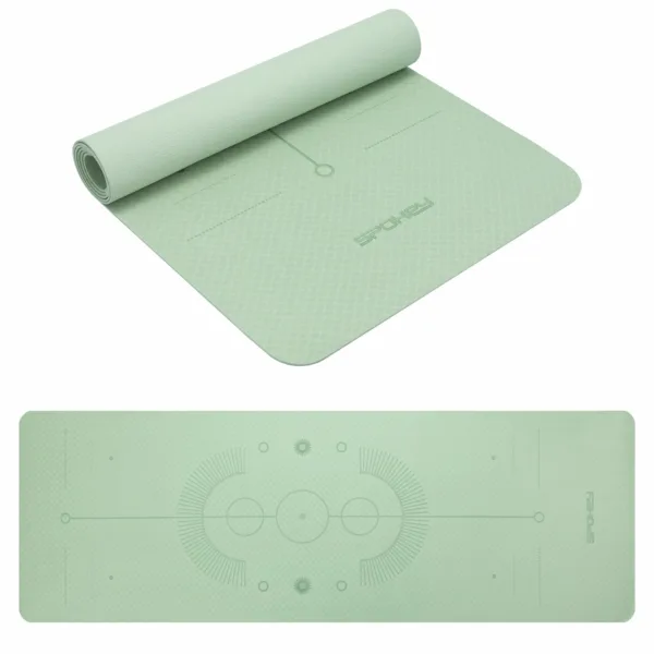 Spokey Mandala yoga en fitnessmat groen 183 x 61 cm Spokey Mandala yoga en fitnessmat groen 183 x 61 cm