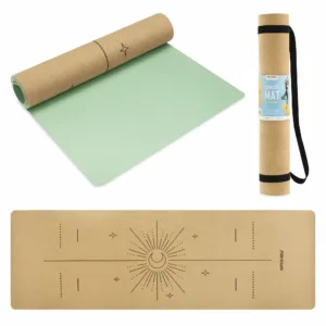 Spokey Savasana Kurken Yogamat Groen 183 x 61 cm