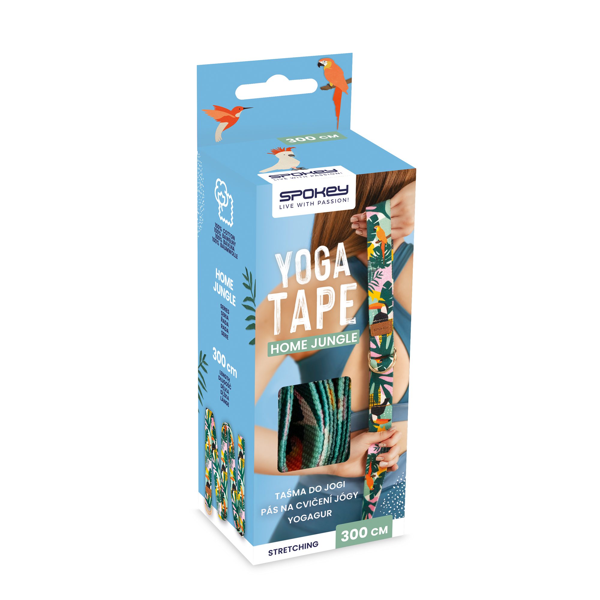 Spokey Yoga en Oefenriem Met Metalen Gespen 300x3,8 cm Spokey Yoga en Oefenriem Met Metalen Gespen 300x3,8 cm