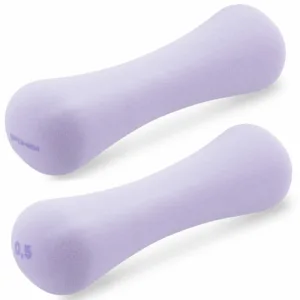 Spokey BONE neopreen dumbbells set 2x 0,5 kg paars