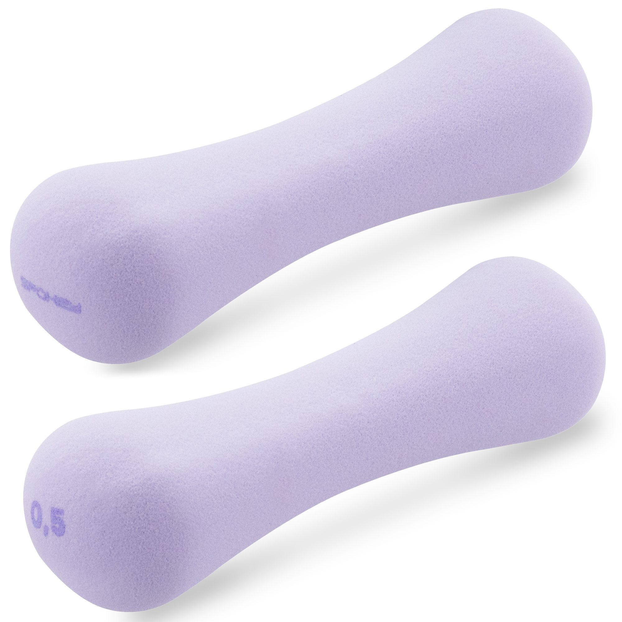 Spokey BONE neopreen dumbbells set 2x 0,5 kg paars Spokey BONE neopreen dumbbells set 2x 0,5 kg paars