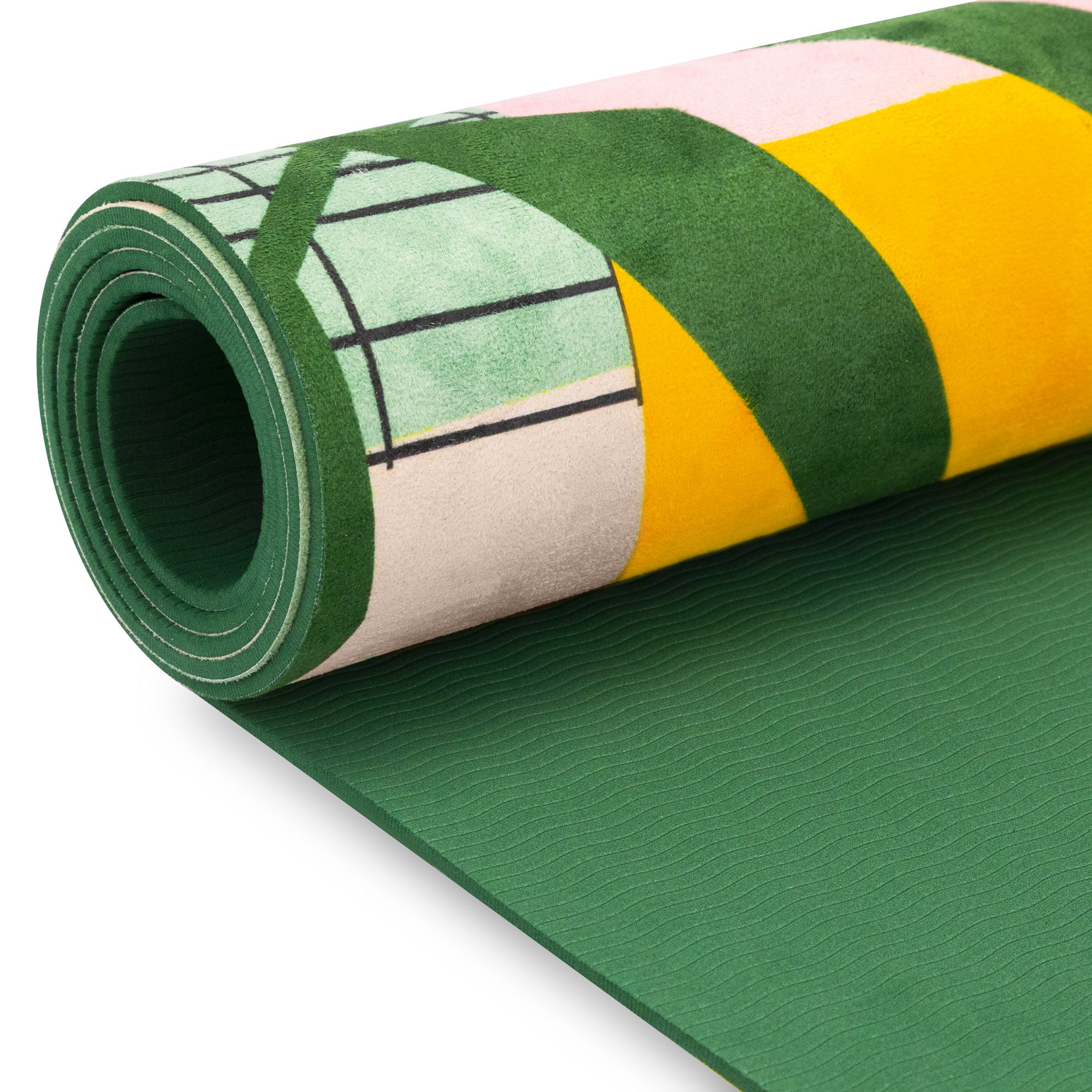 Spokey Home Jungle Fitnessmat Antislip Microfiber Suède 183x61 cm Spokey Home Jungle Fitnessmat Antislip Microfiber Suède 183x61 cm