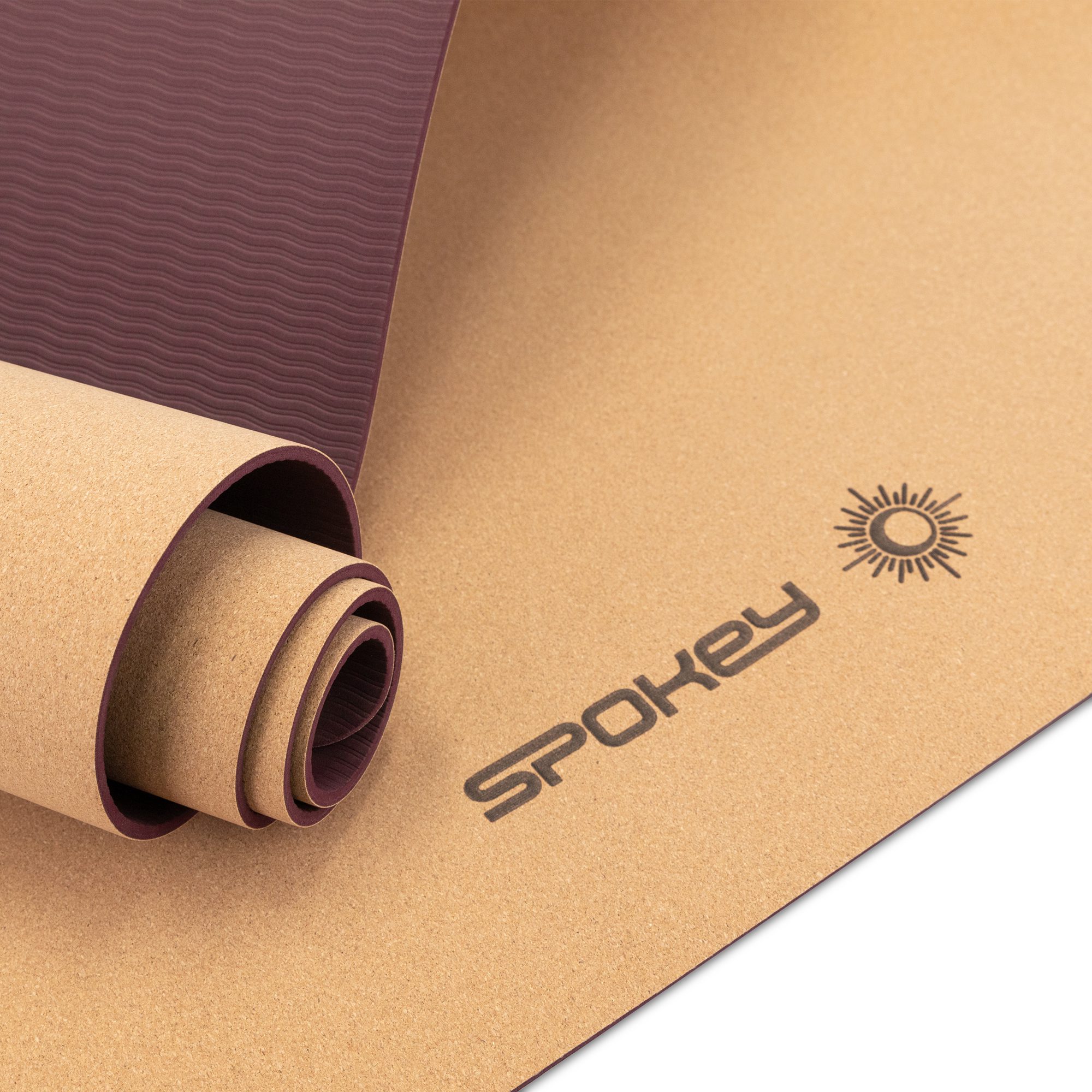 Spokey Savasana Yogamat Kurk Antislip 183 x 61 cm Spokey Savasana Yogamat Kurk Antislip 183 x 61 cm
