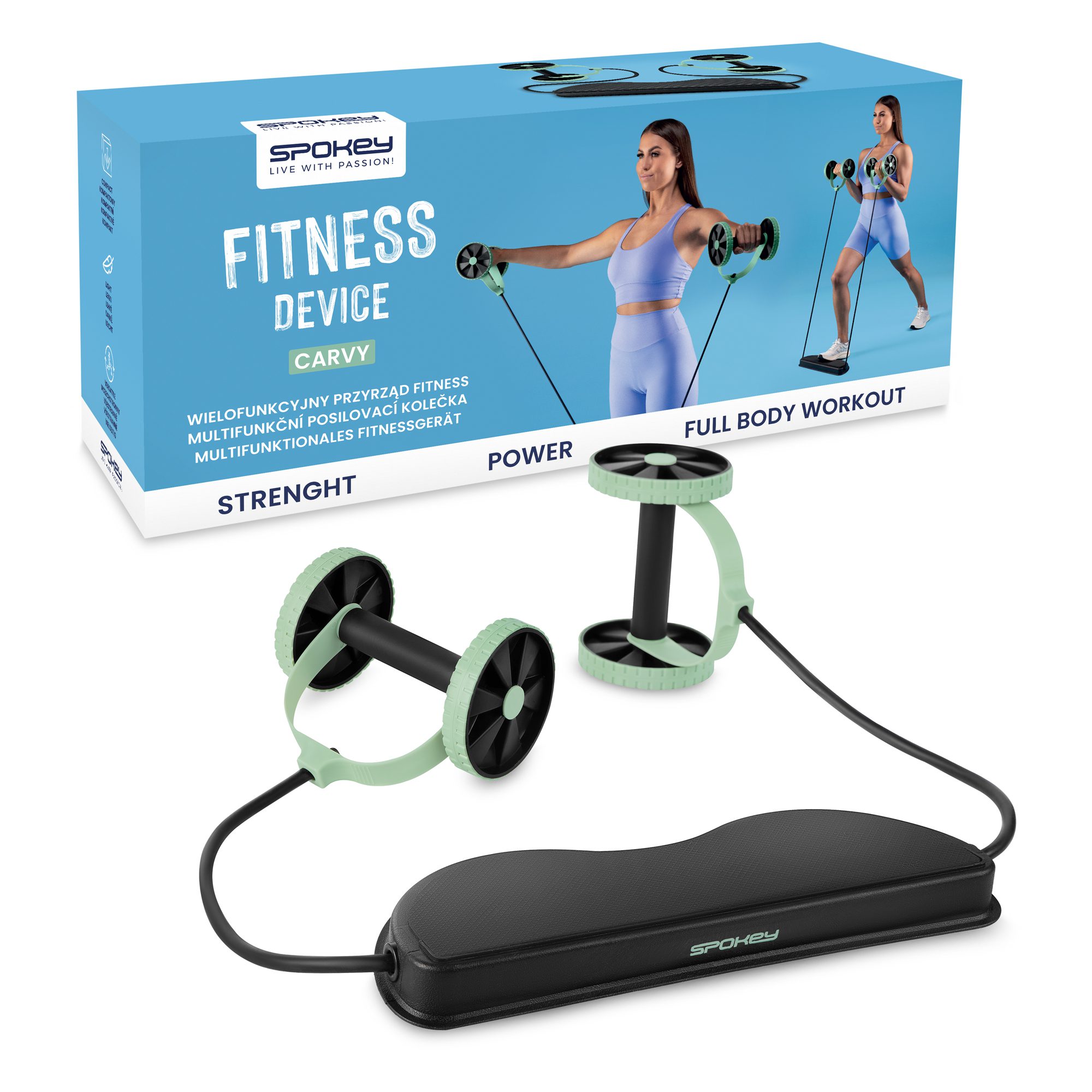Spokey Carvy Multifunctioneel Fitnessapparaat 2in1 Spokey Carvy Multifunctioneel Fitnessapparaat 2in1