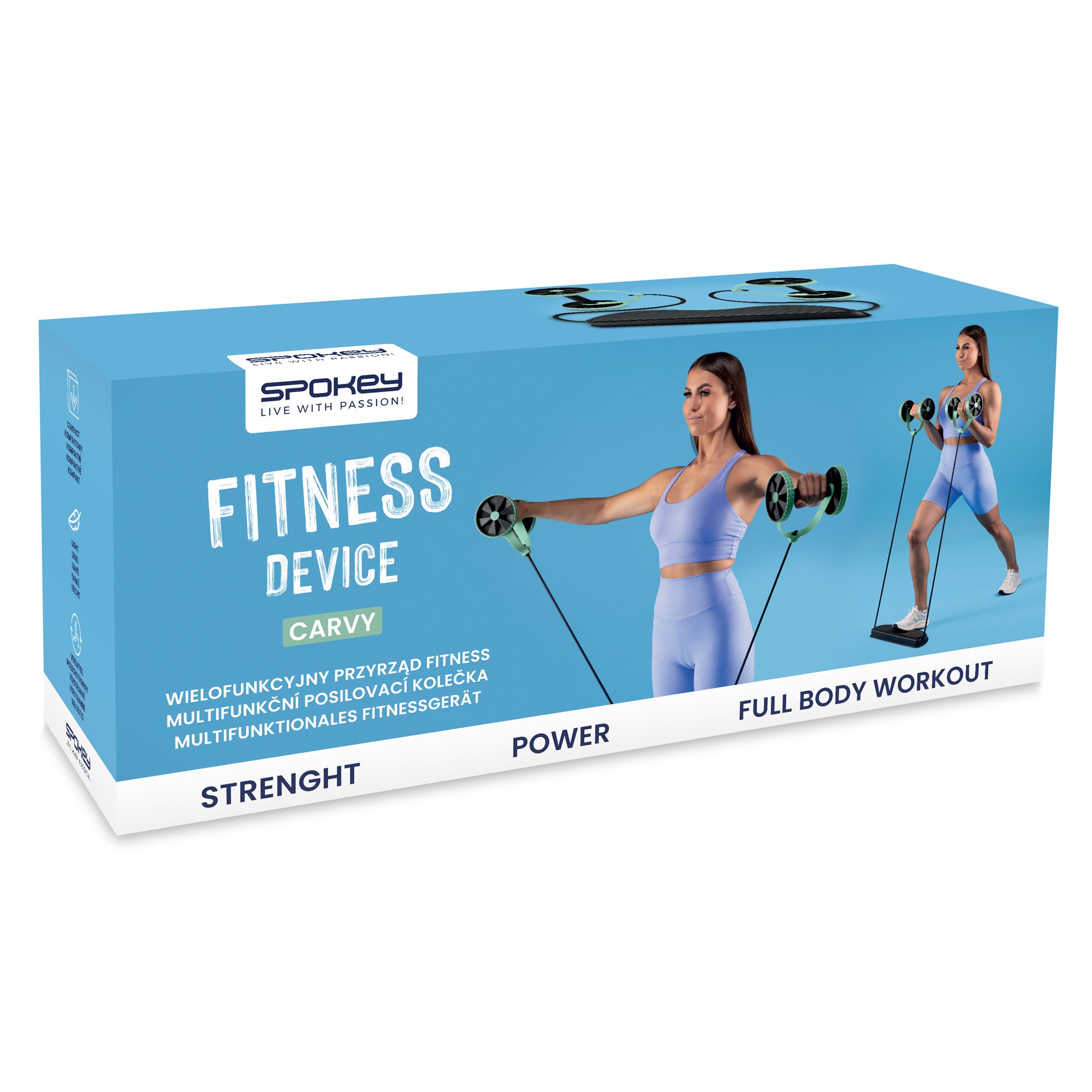 Spokey Carvy Multifunctioneel Fitnessapparaat 2in1 Spokey Carvy Multifunctioneel Fitnessapparaat 2in1