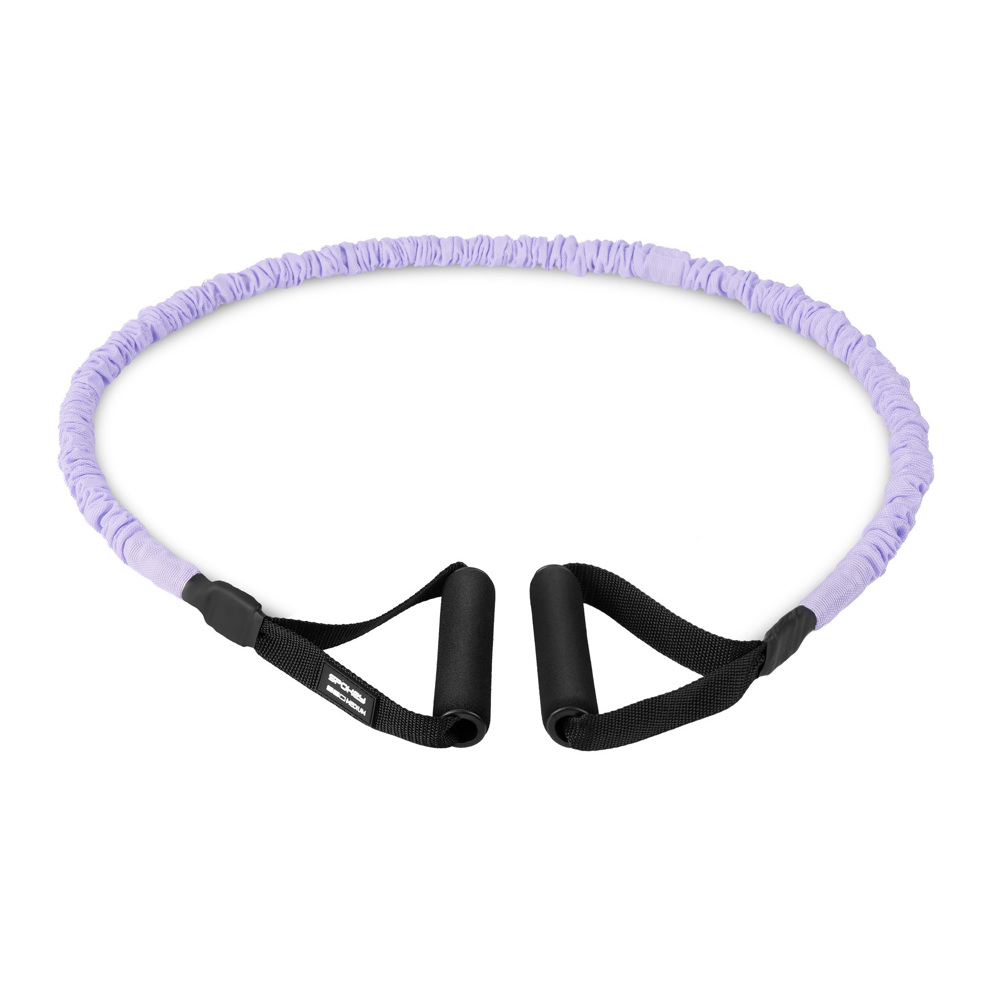 Spokey Supra Tube Medium Fitness Elastiek Zwart Paars Spokey Supra Tube Medium Fitness Elastiek Zwart Paars